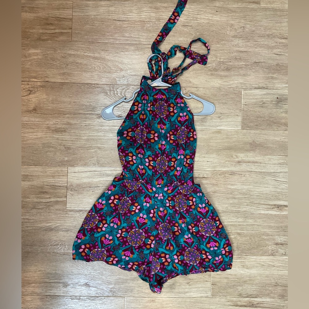 Urban Outfitters Halter Backless Romper (SOLD)